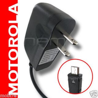 TRAVEL HOME WALL CHARGER FOR MOTOROLA PHONES   AC POWER ADAPTER CORD