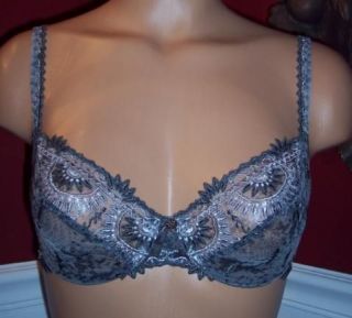 Chantelle Africa Bra See Through Lace Demi Cup 3691 New