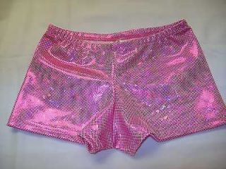 HOLOGRAM Bootie Shorts/Spankie s/Cheer, Sparkling & shiny, all sizes