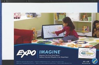 New Expo Magnetic Dry Erase Easel Board for Kids, 12x18 Inches