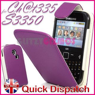 FLIP POUCH CASE COVER FOR SAMSUNG CHAT CH@T 335 S3350