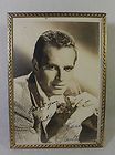 Charlton Heston signed autograph authentic vintage real