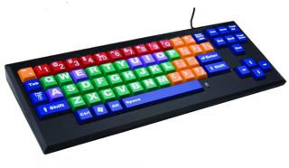 Keys U See® Large Print Keyboard with Yellow Buttons for Low Vision