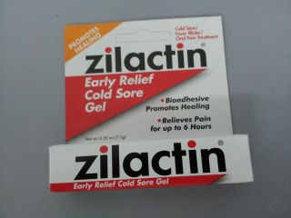 Zilactin Cold Sore Gel *** Brand NEW fresh