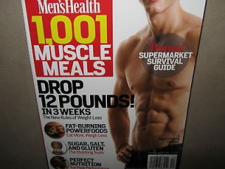 NEW Mens Health 1,001 MUSCLE MEALS Recipes Weight Loss DIET Guide