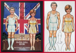 1982 VINTAGE Charles CHUCK & DI Princess Diana HAVE A BABY Uncut PAPER
