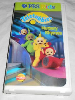 Teletubbies Nursery Rhymes VHS Childrens Video Movie PBS Kids 1999