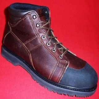 NEW Mens CHINOOK CONTRACTOR Brown Leather Work Shoes/Boots size 8.5