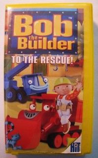 BOB THE BUILDER To The Rescue VHS VIDEO