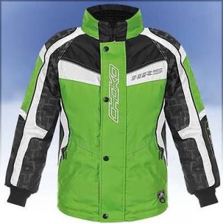 Choko Hot RIder HR5 Youth Childrens Snowmobile Suit Jacket Green Coat