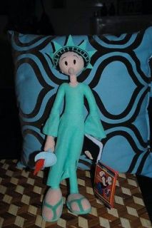 Popeye the Sailor Statue of Liberty Olive Oyl Plush Doll NEW NWT 14