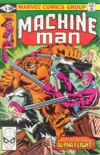 MACHINE MAN #18 VF Ditko, Wepon Alpha, Marvel 1980