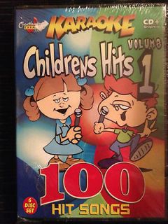 Karaoke  Childrens Hits Vol. 1 100 Great Songs on 6 CD+G   New