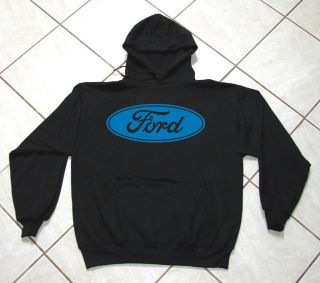 Auto, Black Hoodie, Motor Sports, Classic Ford, 50 / 50 Blend, S   4XL
