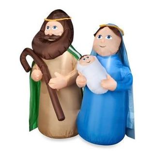 Airblown® 6 Foot Holy Family Scene Christmas Lighted Outdoor Display