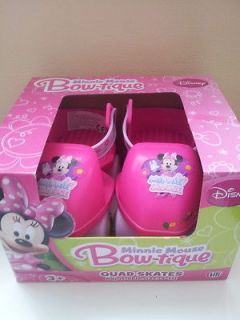 Minnie Mouse Club House Disney Bow tique Pink Girls Quad Roller Skates
