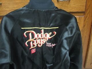 have more fun vintage shiny jacket 1980s era retro XL Dodge trucks