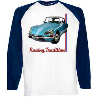 CITROEN PALLAS DS23 INSPIRED NEW DEEP NAVY SLEEVED BASEBALL TSHIRT S