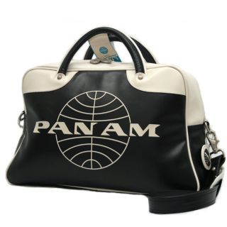 Pan Am Orion Black Carry On Duffle Duffel Bag Luggage Carrier Handbag
