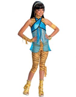 Cleo De Nile Monster High Child Kids Girls Halloween Party Costume S
