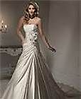 New Maggie Sottero Wedding Gown style #R1106 Alalbaster sz 8 CLEO