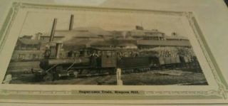 1909 Queensland Australia Sugar Cane Train Bingera Mill Refinery