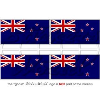 NEW ZEALAND Flag KIWI 2(50mm) Bumper Helmet Sticker x4