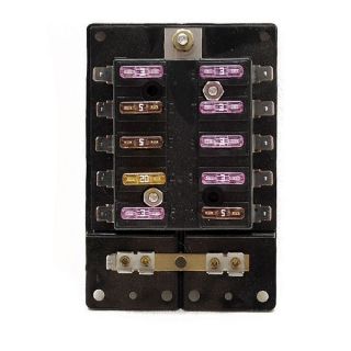 MARINE ELECTRICAL PRODUCTS 10 POSITION BOAT FUSE BLOCK