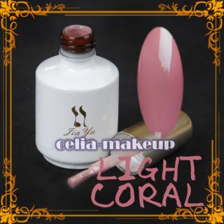 UV Soak off gel light coral color nail art UV lamp polish kit 15ml