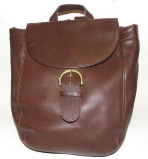 Coach Leather Backpack Brown Vintage 4134 Made in The USA