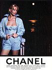 Claudia Schiffer CHANEL FASHION Gingham Shorts BUSTIERE Supermodel