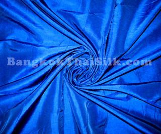 Cobalt Blue TAFFETA Faux SILK FABRIC 60W GR8 for Bridesmaid Dress
