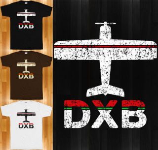 FLY DUBAI T shirt   DXB Airport   UAE Emirates Al Garhoud   NEW XS 4XL