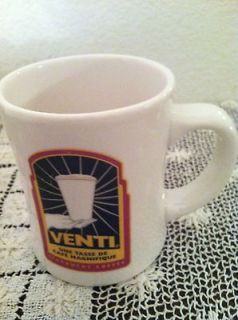 2002 Starbucks Barista Venti Coffee Mug Cup Une tasse de cafe