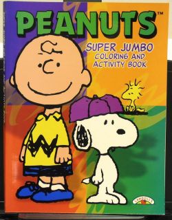Peanuts Super Jumbo Coloring and Activity Book Charlie Brown Unused