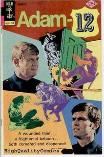 ADAM 12 #8, Gold Key, Cops, Police, FN, Crooks, 1975, Malloy, Reed