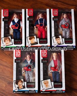 NEW 1D One Direction Singing Doll Complete Set ALL 5 Liam Zayn Louis