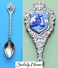 Blue and White Holland Windmill souvenir collector spoon