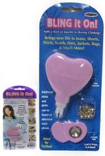  Gems & Studs Application Bedazzler Tool Kit Complete Bedazzling Set