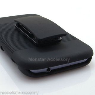 Black Holster Combo Hard Case Cover For Samsung Galaxy S2 X (Telus