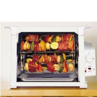 Showtime Compact Rotisserie and Barbeque Oven, Stainless Steel