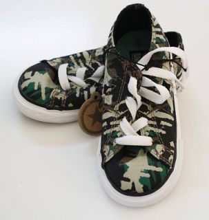 NWT CONVERSE ONe STAR GReen Camouflage Low TOp TEnnis SHoes 5 8 9 12