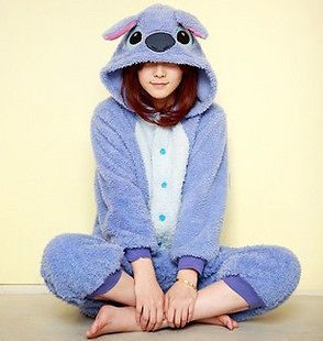 JP Anime Disney Stitch Cosplay Costume Animal KIGURUMI Pajamas Pyjamas