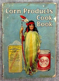 Karo Syrup Kingsfords Oswego Corn Starch Corn Products Cookbook 1930s