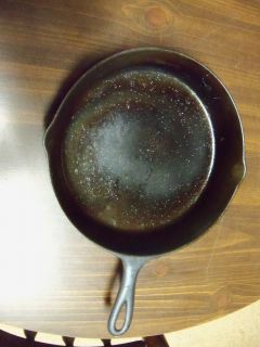 VTG Lodge Cast Iron No Z  7 Skillet 10 Cured Ready For Cooking