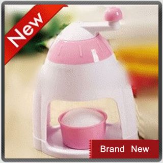Ice Candy Crusher Shaver Snow Cone Maker Manual Machine
