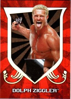 WWE Dolph Ziggler 2011 Topps Classic 3 Color Event Worn T Shirt Relic