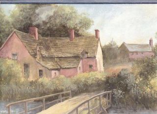 Olde English Cottage Romantic Wallpaper Border