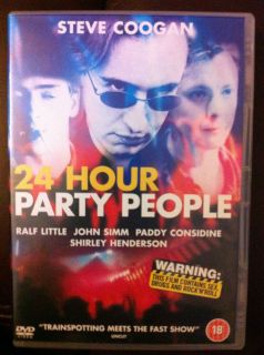 Steve Coogan 24 HOUR PARTY PEOPLE ~ 2002 Tony Wilson / Madchester  UK