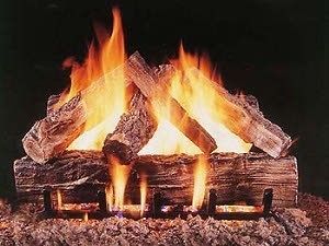 Grand Oak 18, 24, 30 Premium Vented Gas Logs with High Definition